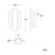 Modern Forms - Fury 16" LED Wall Sconce - Lights Canada