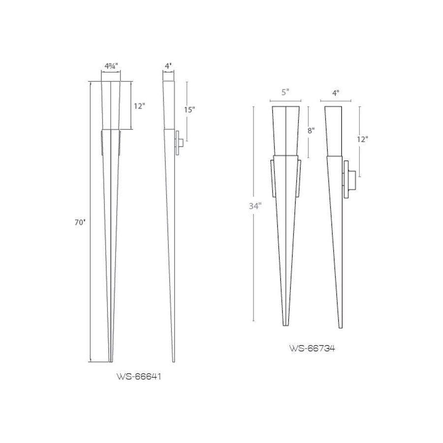 Modern Forms - Elessar 34" LED Wall Light - Lights Canada