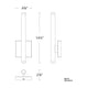 Modern Forms - Burning Man 15" Wall Sconce - Lights Canada