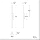 Modern Forms - Minx 26" Wall Sconce - Lights Canada