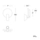 Modern Forms - Oracle 9" Wall Sconce - Lights Canada
