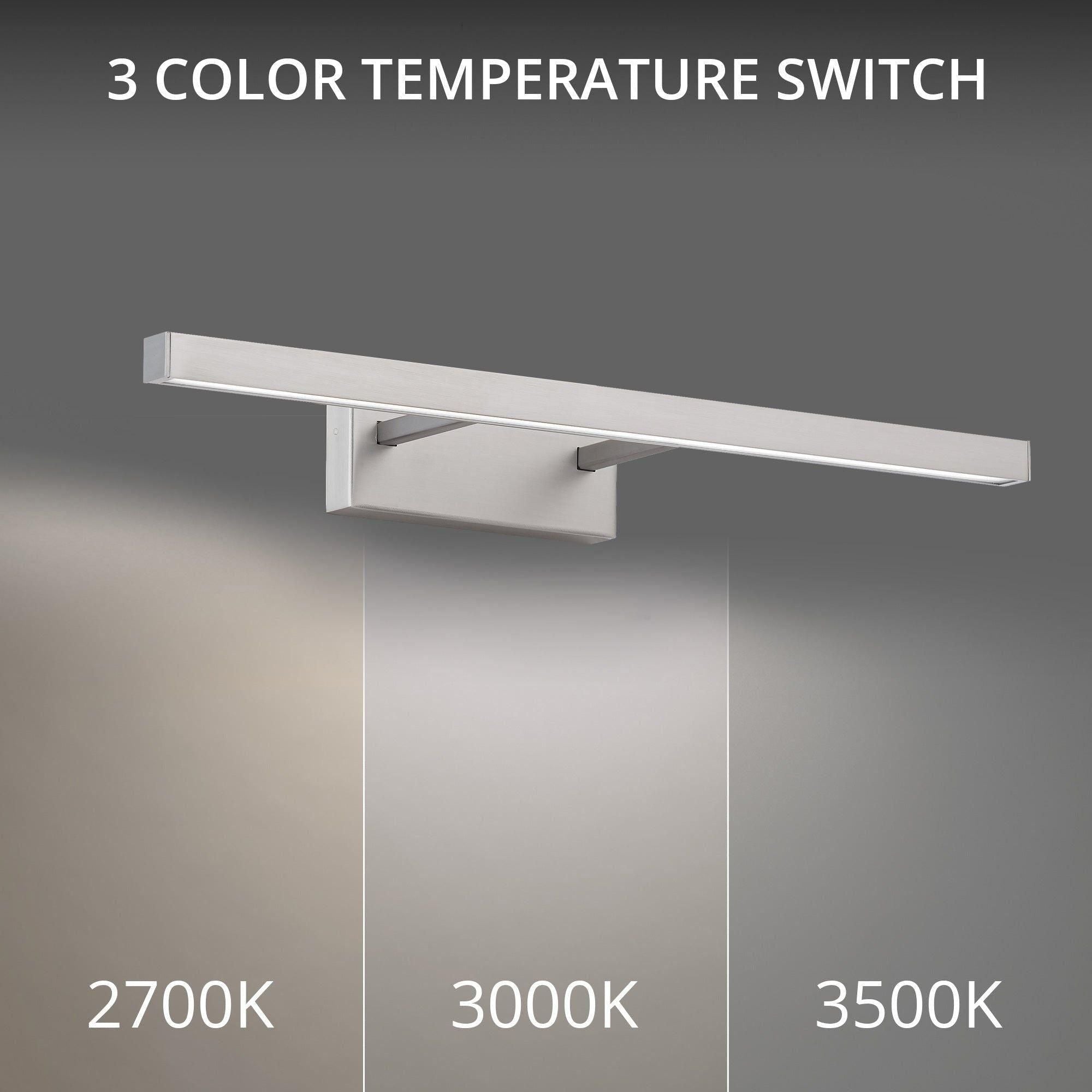 dweLED - Parallax 18" LED Bath Vanity & Wall Light - Lights Canada