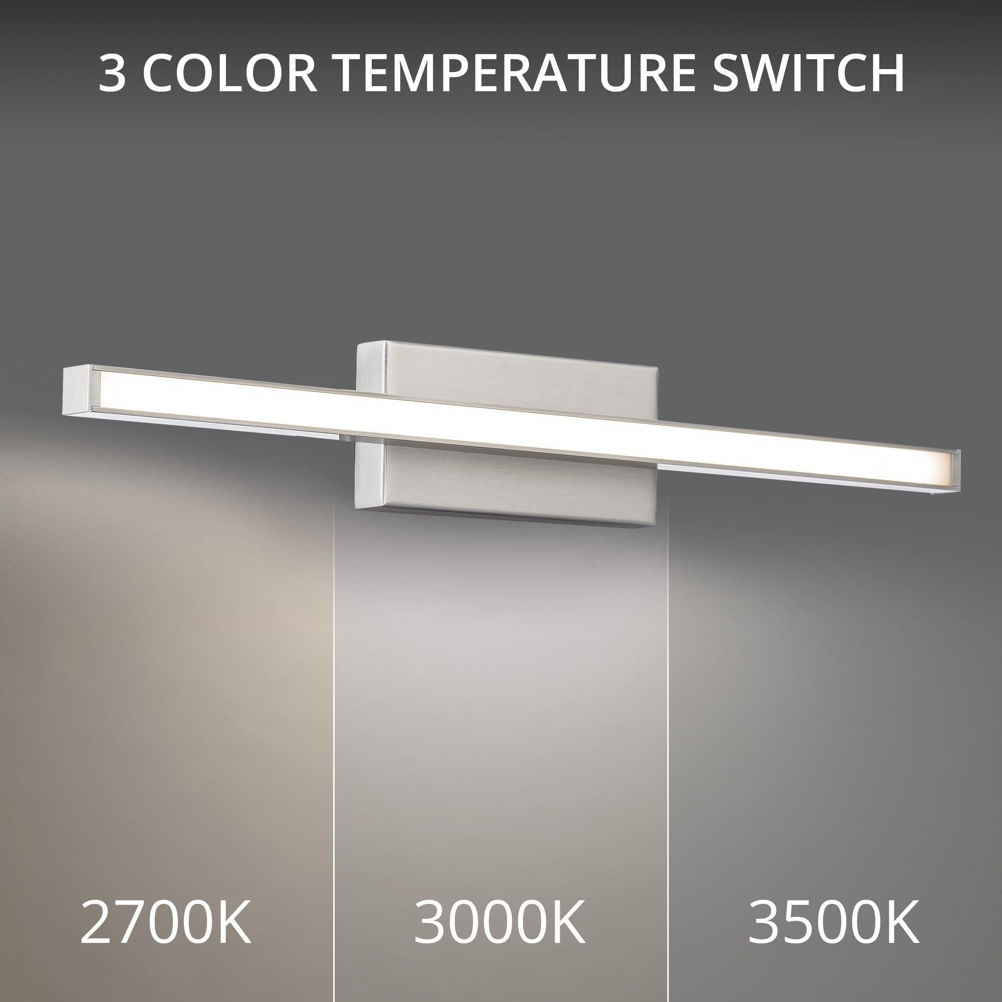 dweLED - Parallax 24" LED Bath Vanity & Wall Light - Lights Canada
