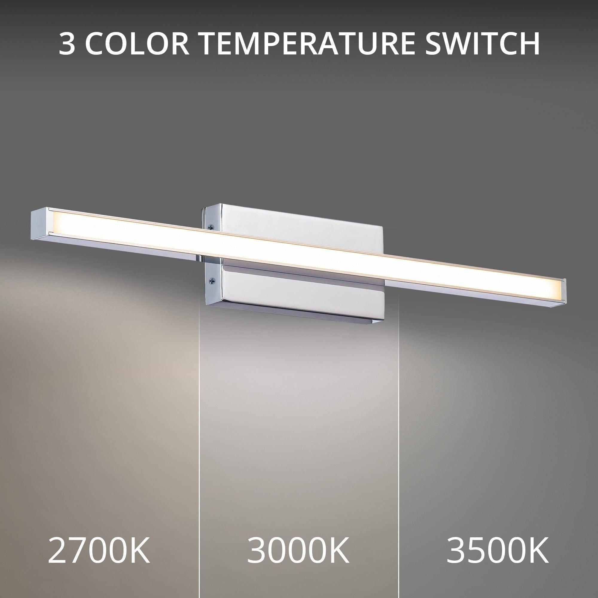dweLED - Parallax 18" LED Bath Vanity & Wall Light - Lights Canada