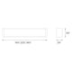 dweLED - Svelte 22" LED Bath Vanity & Wall Light - Lights Canada
