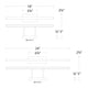 dweLED - Parallax 24" LED Bath Vanity & Wall Light - Lights Canada