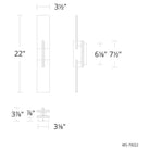 Modern Forms - Amari 22" LED Wall Sconce - Lights Canada