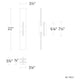 Modern Forms - Amari 22" LED Wall Sconce - Lights Canada