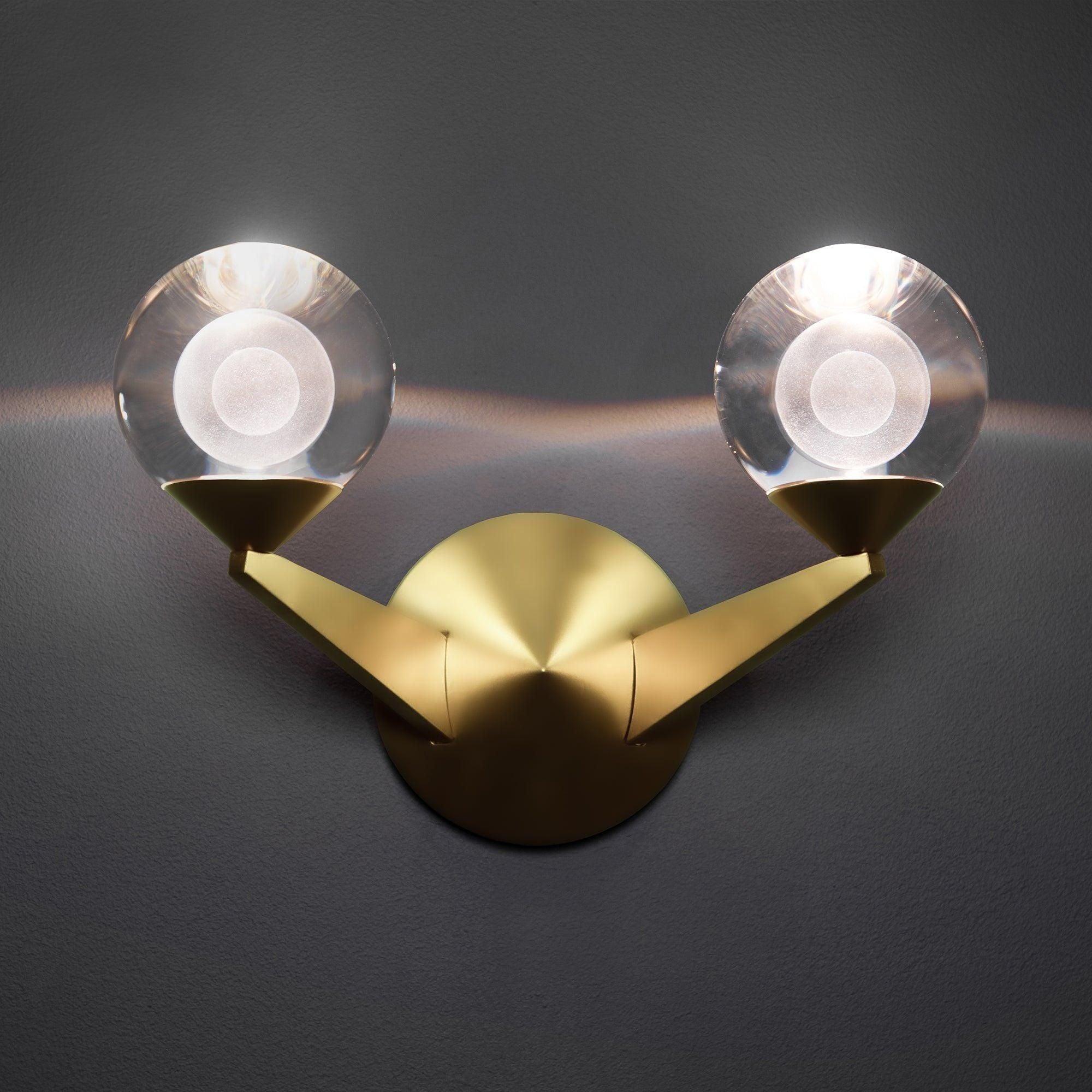 Modern Forms - Double Bubble 15" LED 2 Light Wall Sconce - Lights Canada