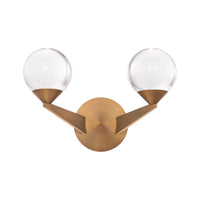 Double Bubble 15" LED 2 Light Wall Sconce