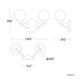 Modern Forms - Double Bubble 15" LED 2 Light Wall Sconce - Lights Canada