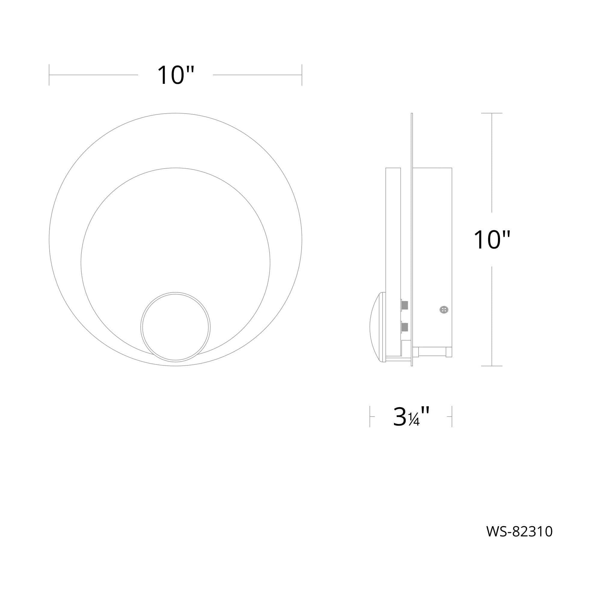 Modern Forms - Rowlings 10" LED Wall Sconce - Lights Canada