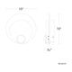 Modern Forms - Rowlings 10" LED Wall Sconce - Lights Canada