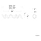 dweLED - Marques 29" LED Bath Vanity & Wall Light - Lights Canada