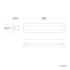 Modern Forms - Terra 20" LED Bath Vanity & Wall Light - Lights Canada