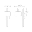 Modern Forms - Garbo 22" LED Wall Sconce - Lights Canada