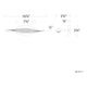 dweLED - Wave 17" LED Bath Vanity & Wall Light - Lights Canada