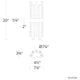 Modern Forms - Harmonix 7" LED Wall Sconce - Lights Canada