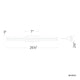 dweLED - Spectre 27" LED Bath Vanity & Wall Light - Lights Canada