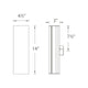 Modern Forms - I-Beam 14" LED Wall Sconce - Lights Canada