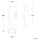 Modern Forms - Toulouse 18" LED Wall Sconce - Lights Canada
