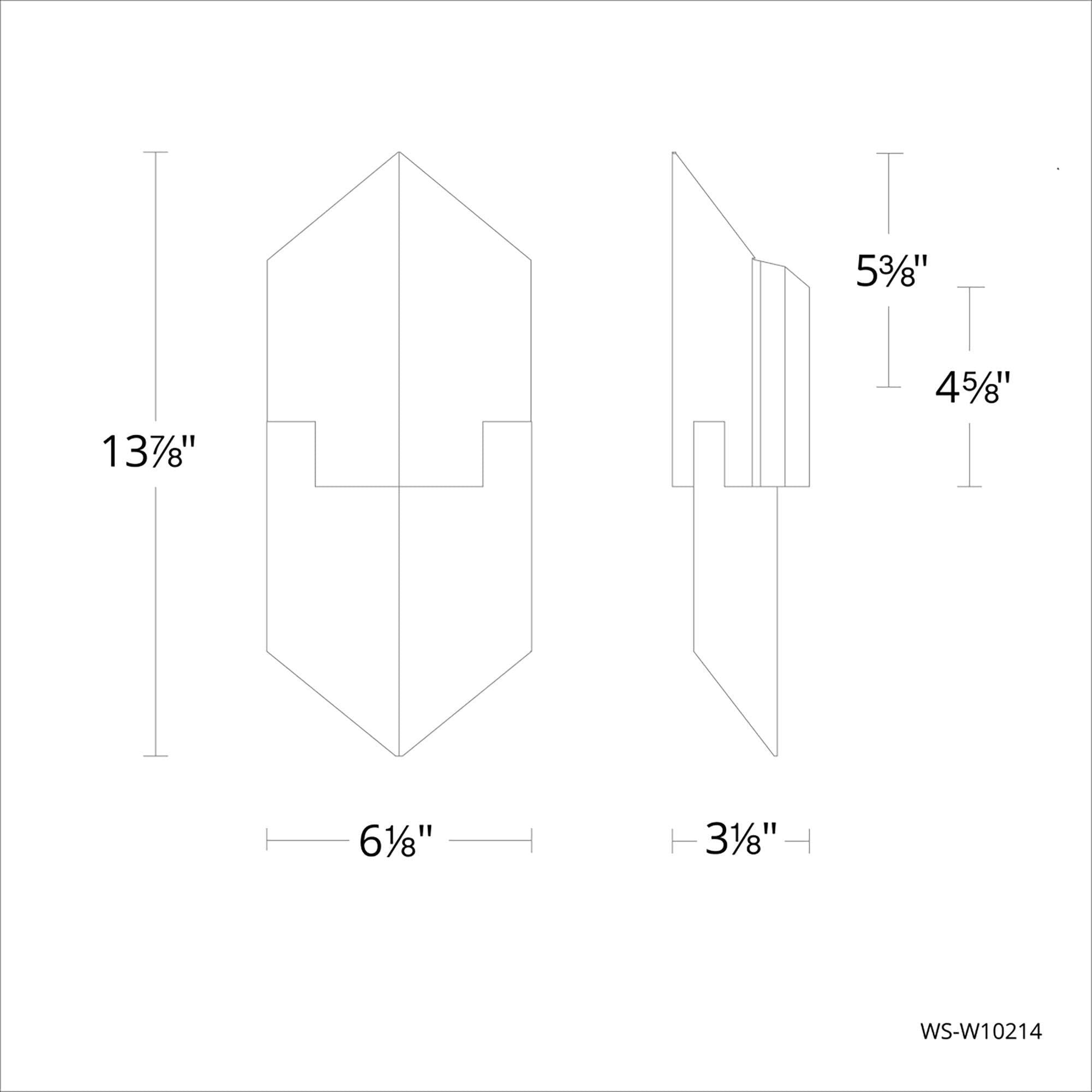 Modern Forms - Cupid 14" LED Indoor/Outdoor Wall Light - Lights Canada