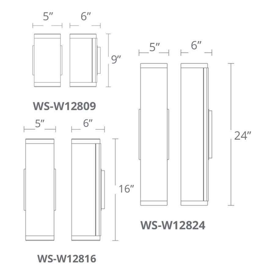 Modern Forms - Lithium 24" LED Indoor/Outdoor Wall Light - Lights Canada