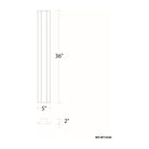 dweLED - Revels 36" LED Outdoor Wall Light - Lights Canada