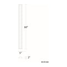 dweLED - Revels 60" LED Outdoor Wall Light - Lights Canada