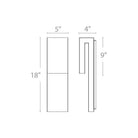Modern Forms - Double Down LED Indoor/Outdoor Wall Light - Lights Canada
