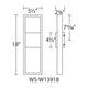 dweLED - Archetype 18" LED Indoor/Outdoor Wall Light - Lights Canada