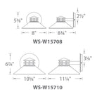 dweLED - Sodor 6.9" LED Indoor/Outdoor Wall Light - Lights Canada