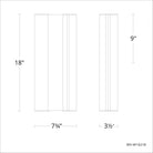 Modern Forms - Enigma 18" LED Indoor/Outdoor Wall Light - Lights Canada