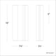 Modern Forms - Enigma 18" LED Indoor/Outdoor Wall Light - Lights Canada