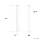 Modern Forms - Enigma 27" LED Indoor/Outdoor Wall Light - Lights Canada