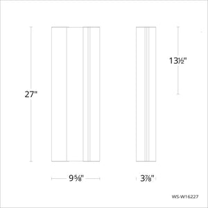 Modern Forms - Enigma 27" LED Indoor/Outdoor Wall Light - Lights Canada