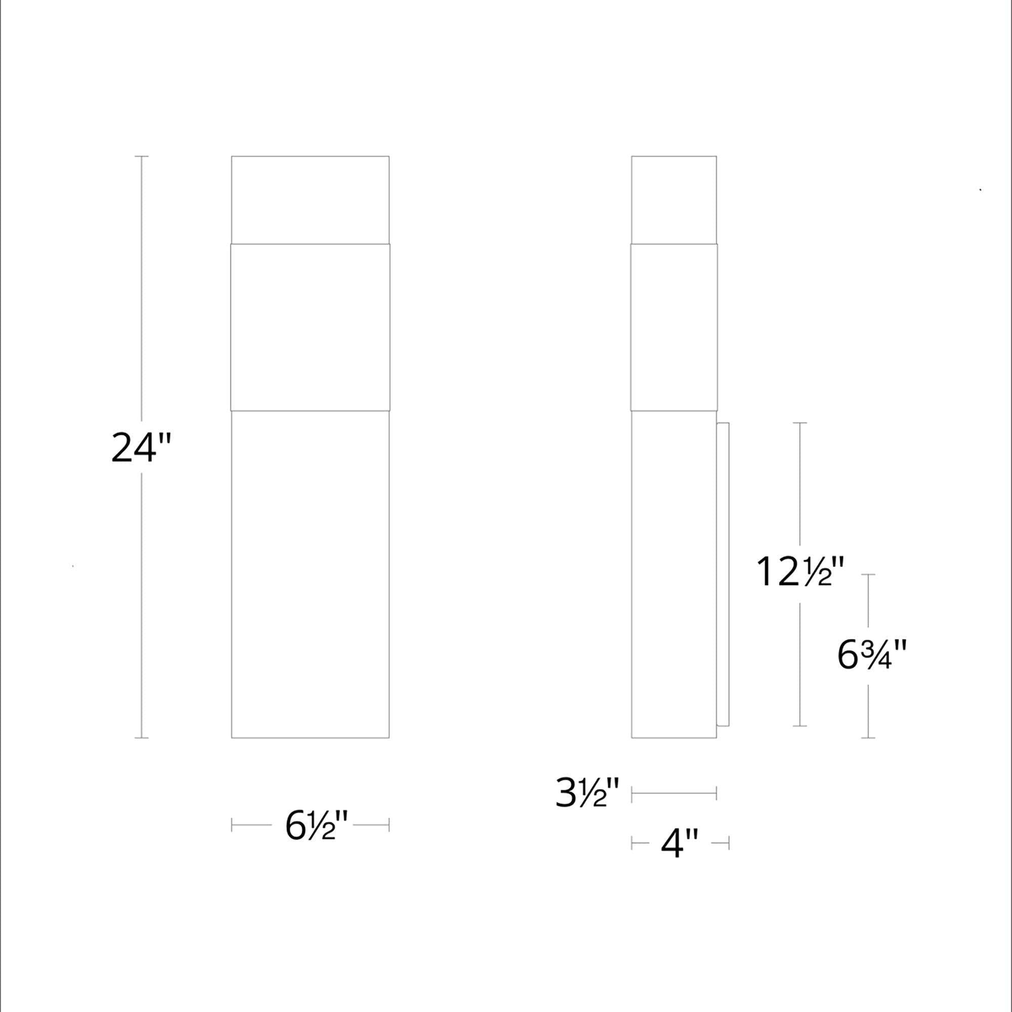 Modern Forms - Monarch 24" LED Outdoor Wall Light - Lights Canada