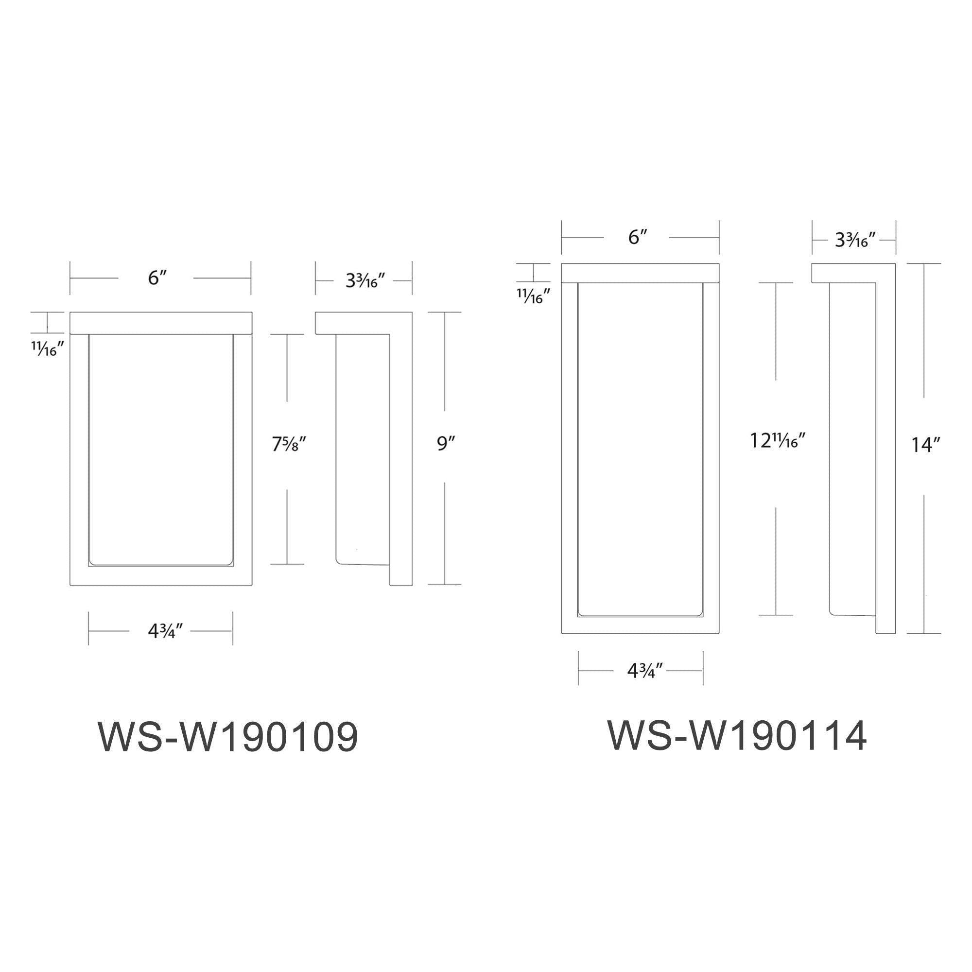 WAC Lighting - Vega 9" LED Indoor/Outdoor Wall Light - Lights Canada