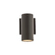WAC Lighting - Cylinder LED Single Up or Down Indoor/Outdoor Wall Light - Lights Canada