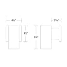 WAC Lighting - Cylinder LED Single Up or Down Indoor/Outdoor Wall Light - Lights Canada