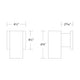 WAC Lighting - Cylinder LED Single Up or Down Indoor/Outdoor Wall Light - Lights Canada