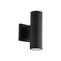 Cylinder LED Double Up and Down Indoor/Outdoor Wall Light