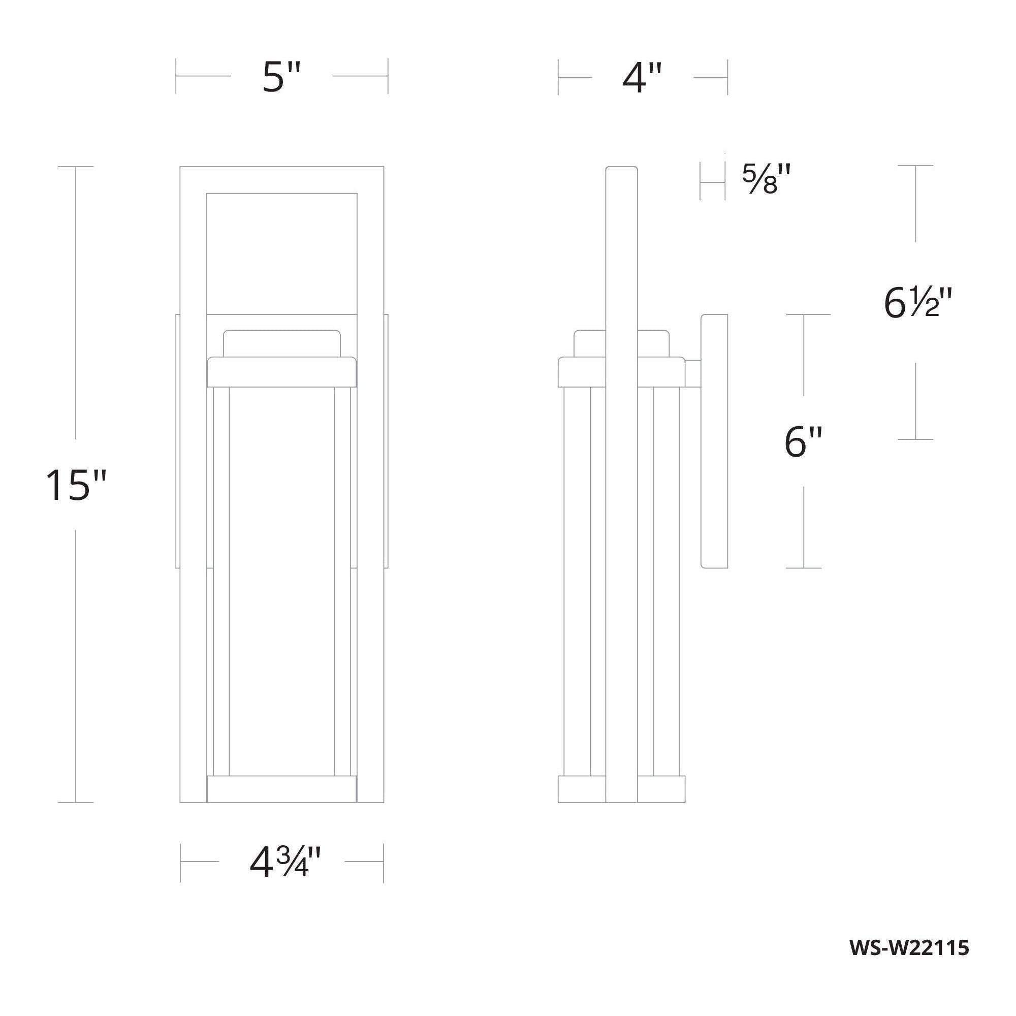 Modern Forms - Reflect 18" LED Indoor/Outdoor Wall Light - Lights Canada