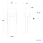 Modern Forms - Reflect 18" LED Indoor/Outdoor Wall Light - Lights Canada