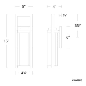 Modern Forms - Reflect 18" LED Indoor/Outdoor Wall Light - Lights Canada