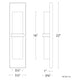 dweLED - Bandeau 22" LED Indoor/Outdoor Wall Light - Lights Canada