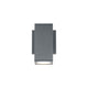 WAC Lighting - Cubix LED Single Up or Down Indoor/Outdoor Wall Light - Lights Canada