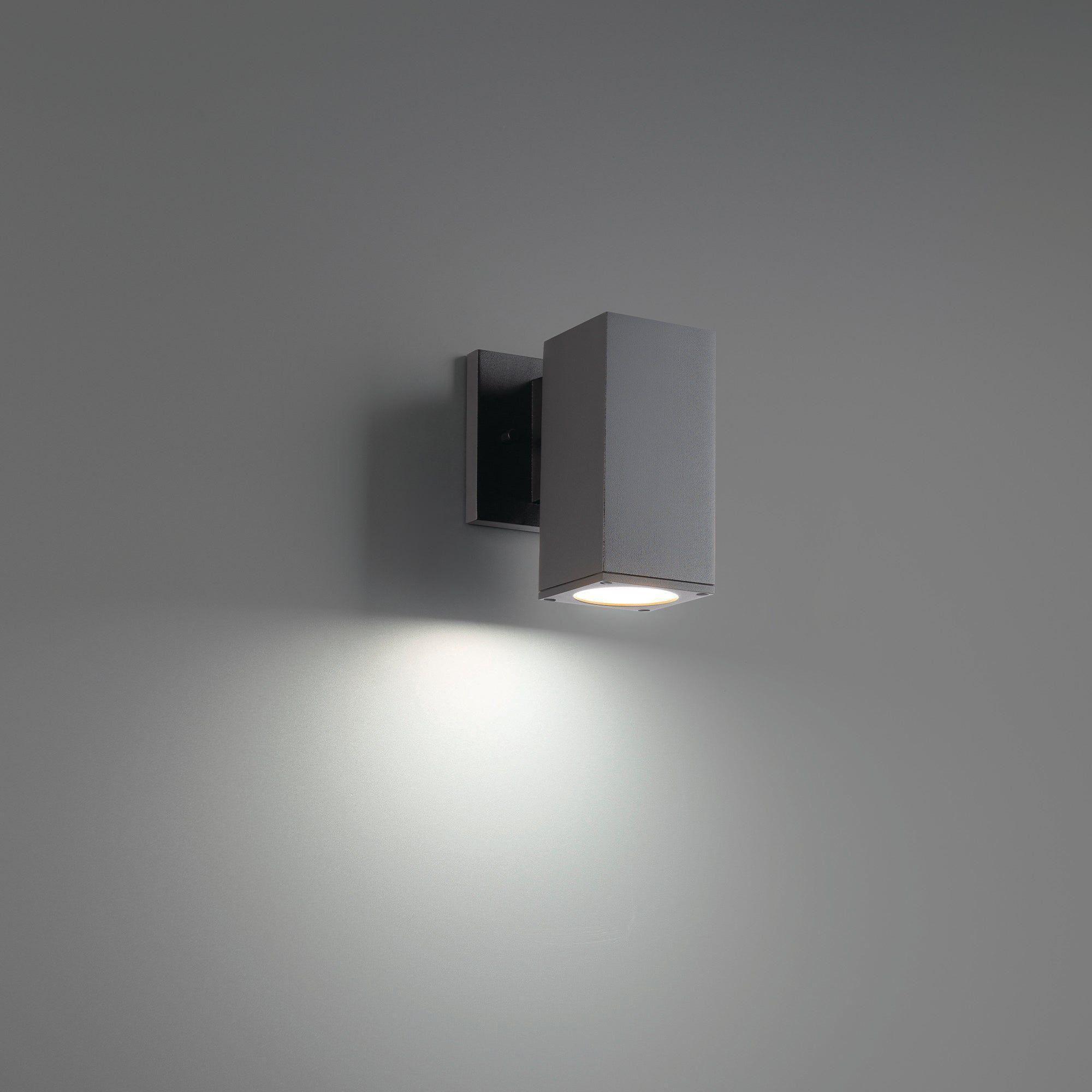 WAC Lighting - Cubix LED Single Up or Down Indoor/Outdoor Wall Light - Lights Canada