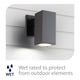 WAC Lighting - Cubix LED Single Up or Down Indoor/Outdoor Wall Light - Lights Canada