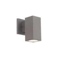 Cubix LED Single Up or Down Indoor/Outdoor Wall Light